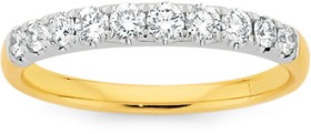 18ct-Two-Tone-Diamond-Ring on sale