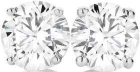 9ct-White-Gold-Diamond-Stud-Earrings on sale