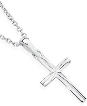 Sterling+Silver+20mm+Dia-Cut+Cross+Pendant