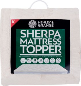 20%25+off+Henley+%26amp%3B+Grange+Sherpa+Mattress+Topper