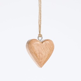 Wooden-Heart-Christmas-Hanging-Decoration-by-Habitat on sale