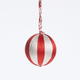 Carnival+Stripe+Red+White+Christmas+Bauble+by+Habitat