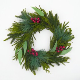 Berry+Pine+Christmas+Wreath+by+Habitat