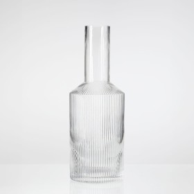 Mila+Ribbed+Crystal+Glass+Carafe+by+M.U.S.E.