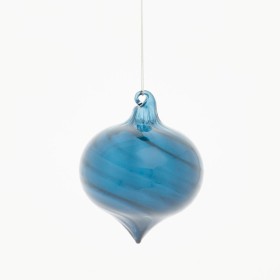 Lumo+Glass+Onion+Christmas+Hanging+Decoration+by+Habitat