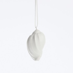 Cora+Ceramic+Conch+Christmas+Hanging+Decoration+by+Habitat