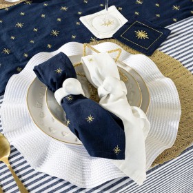 Twinkle+Star+Embroidered+Christmas+Napkin+2+Pack+by+Habitat