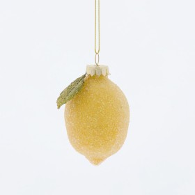 Frosted-Glass-Lemon-Christmas-Hanging-Decoration-by-Habitat on sale