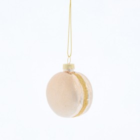 Magical-Peach-Macaron-Christmas-Hanging-Decoration-by-Habitat on sale