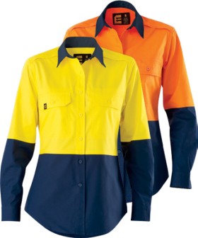 ELEVEN+Women%26rsquo%3Bs+AEROCOOL+Hi-Vis+Spliced+L%2FS+Shirt