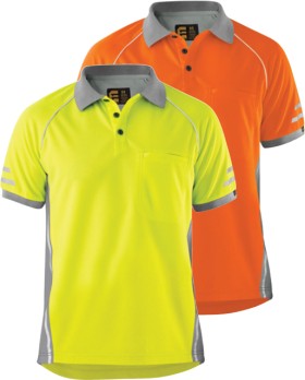 ELEVEN-AEROCOOL-Hi-Vis-SS-Polo on sale