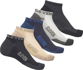 ELEVEN-Workwear-Ankle-Multi-Pack-Socks-5-Pack on sale