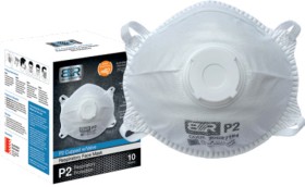 Blue-Rapta-P2-Cupped-Valved-Face-Masks-10-Box on sale