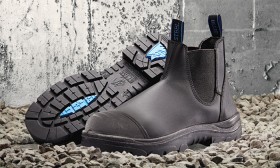 Steel+Blue+Hobart+Black+Elastic+Sided+Safety+Boots+with+Scuff+Cap