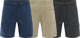 NEW+Hammer%2BField+Elastic+Waist+Cargo+Shorts