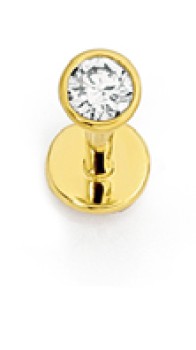 9ct-Gold-Diamond-Bezet-Set-Labret on sale