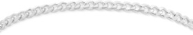 Sterling-Silver-19cm-Curb-Solid-Bracelet on sale