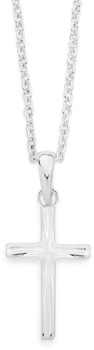 Sterling-Silver-15mm-Dia-Cut-Polished-Cross-Pendant on sale