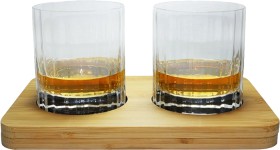 Whisky+Gift+Set+-+2+Luigi+Bormioli+Whisky+Glass+and+Wooden+Presentation+Stand