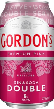 NEW+Gordon%26%23039%3Bs+Pink+and+Soda+Double+Serve+Cans+375mL