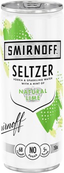 Smirnoff+Classic+Lime+Seltzer+Cans+250mL