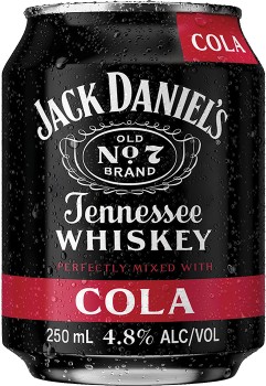 Jack+Daniel%26%23039%3Bs+Cola+Mini+Cans+250mL