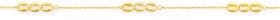 9ct-Gold-19cm-Hollow-Oval-Link-Bracelet on sale