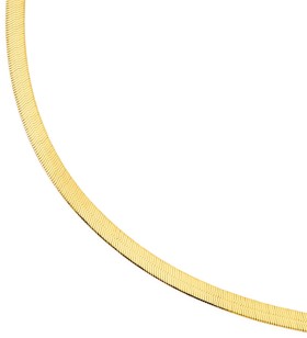 9ct-Gold-50cm-Solid-Herringbone-Chain on sale