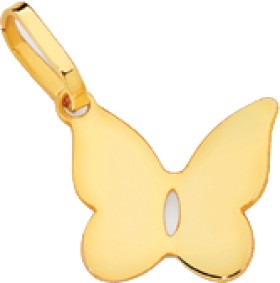 9ct-Gold-3D-Butterfly-Offset-Charm on sale