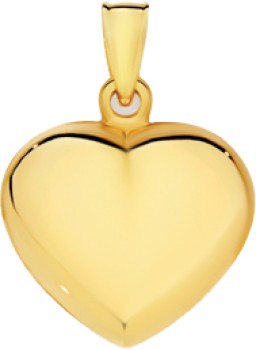 9ct-Gold-Heart-Pendant on sale