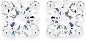 Alora-14ct-White-Gold-Lab-Grown-Diamond-4-Claw-Stud-Earrings on sale