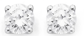 9ct-White-Gold-Diamond-Stud-Earrings on sale