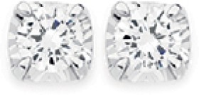 9ct-White-Gold-Diamond-Stud-Earrings on sale