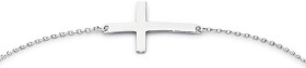 Sterling-Silver-Side-Cross-Bracelet on sale