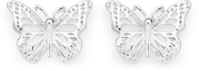 Sterling+Silver+Butterfly+Studs