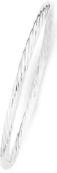 Sterling-Silver-4x65mm-Hollow-Twist-Bangle on sale