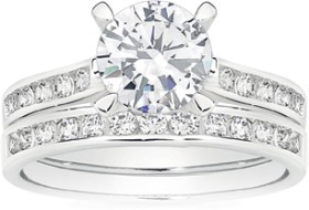 Sterling-Silver-4-Claw-Cubic-Zirconia-Solitaire-Ring-Set on sale