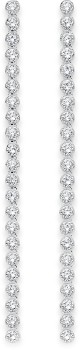 Sterling-Silver-Cubic-Zirconia-Chain-Drop-Studs on sale