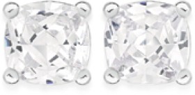 Sterling-Silver-5mm-Cushion-Cubic-Zirconia-4-Claw-Studs on sale