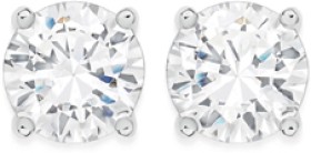 Sterling-Silver-7mm-Cubic-Zirconia-Studs-w-Scroll-Detail on sale