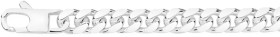 Sterling-Silver-21cm-Solid-Oval-Curb-Mens-Bracelet on sale