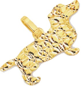 9ct-Gold-Dachshund-Dog-Pendant on sale