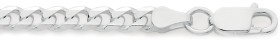 Sterling-Silver-22cm-Solid-Bevelled-Curb-Bracelet on sale