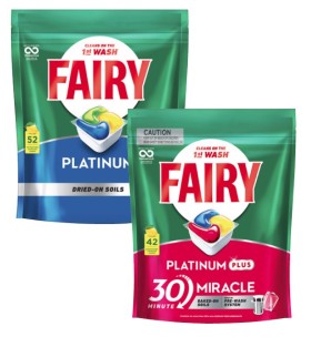 Fairy+Platinum+Dishwashing+Tablets+52+Pack+or+Platinum+Plus+42+Pack