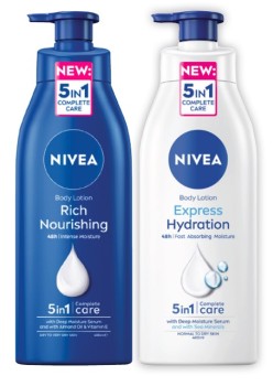 Nivea+Express+Hydration+or+Rich+Nourishing+Body+Lotion+400mL