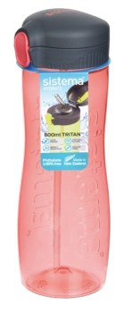 Sistema+Hydrate+Tritan+Quick+Flip+Bottle+800mL