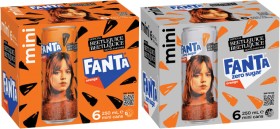 Fanta+or+Fanta+Zero+Mini+Cans+Soft+Drink+6x250mL