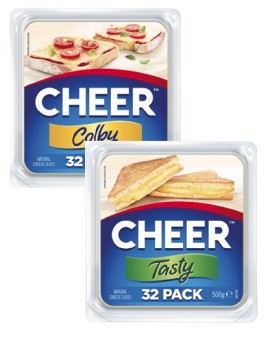 Cheer+Cheese+Slices+500g