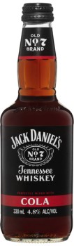 Jack+Daniel%26rsquo%3Bs+%26amp%3B+Cola+Bottles+4x330mL