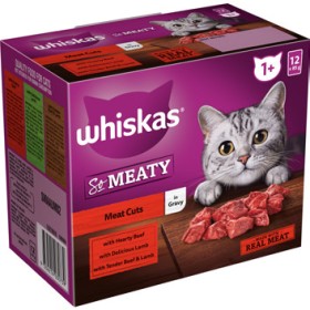 Whiskas-So-Meaty-or-So-Fishy-Wet-Cat-Food-12x85g-Selected-Varieties on sale